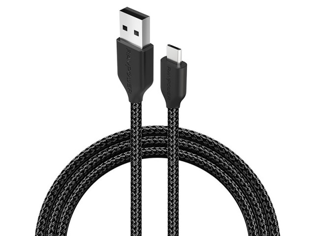 کابل تبدیل USB به Type-C راو پاور مدل RP-CB037 به طول 3 متر