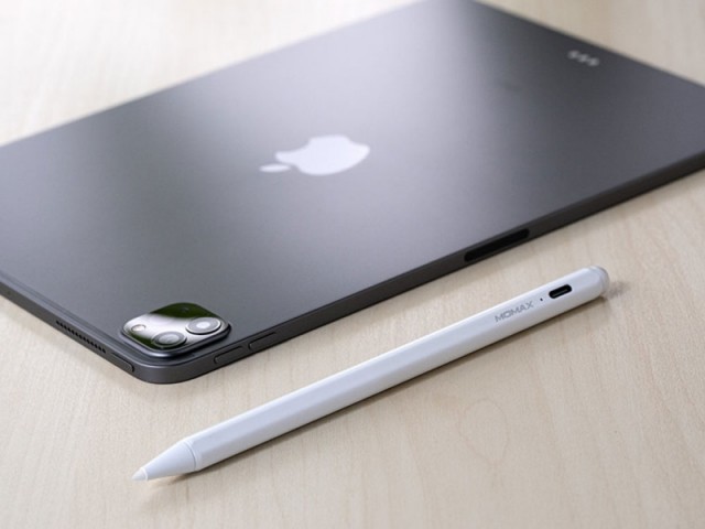 قلم لمسی آیپد مومکس مدل TP2W One Link Active Stylus Pen For iPad