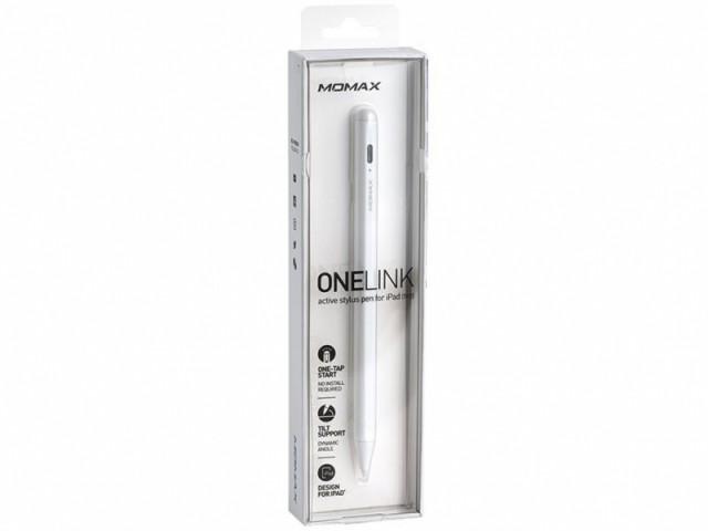 قلم لمسی آیپد مومکس مدل TP2W One Link Active Stylus Pen For iPad