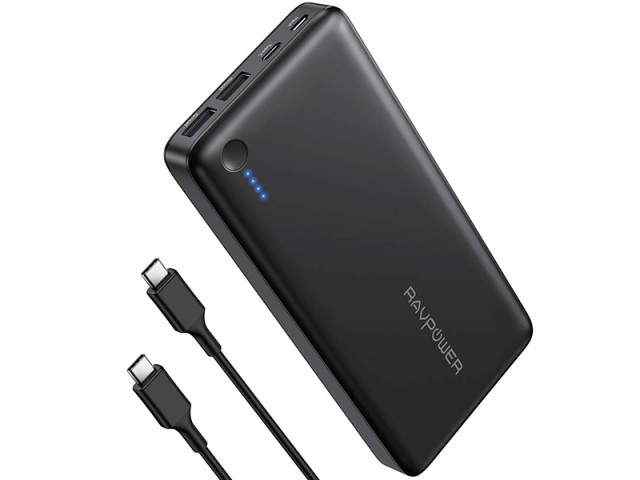 پاور بانک 23000 ميلی آمپر راو پاور مدل RP-2683 بهمراه کابل تایپ سی
