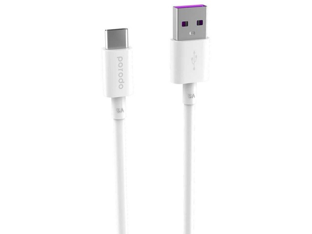 کابل فست شارژ تایپ سی پرودو مدل PD-159HW5A به طول 3 متر
