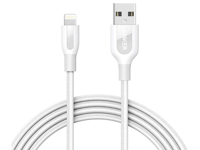 کابل تبدیل USB به لایتنینگ انکر مدل A8121 PowerLine به طول 3 متر
