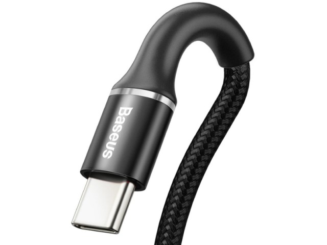 کابل فست شارژ تایپ سی بیسوس مدل Halo Data Cable CATGH-G01 به طول 1 متر