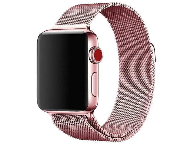 بند فلزی ساعت مدل Milanese Loop مناسب برای اپل واچ 40/38 میلی‌متری