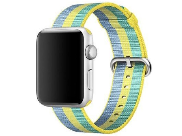 بند نایلونی ساعت مدل Woven Nylon مناسب برای اپل واچ 40/38 میلی‌متری