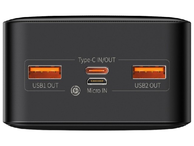 پاور بانک فست شارژ 30000 میلی آمپر بیسوس مدل Bipow Digital Display PPDML-N01