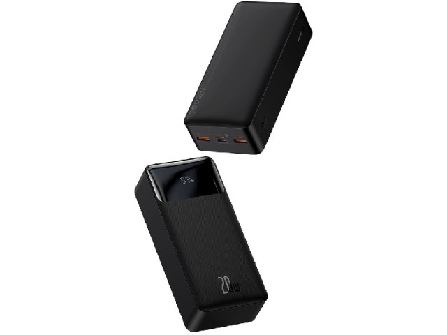 پاور بانک فست شارژ 30000 میلی آمپر بیسوس مدل Bipow Digital Display PPDML-N01