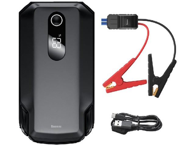 پاوربانک و جامپ استارتر خودرو بیسوس مدل Super Energy Max Car Jump Starter CGNL020001 CRJS04