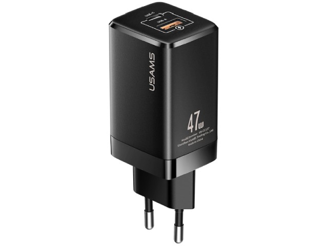 شارژر دیواری فست شارژ 47 وات یوسمز مدل US-CC137 T41 47W GaN