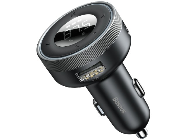 شارژر فندکی با قابلیت پخش موسیقی و مکالمه بیسوس مدل Enjoy Car Wireless MP3 Charger CCLH-01