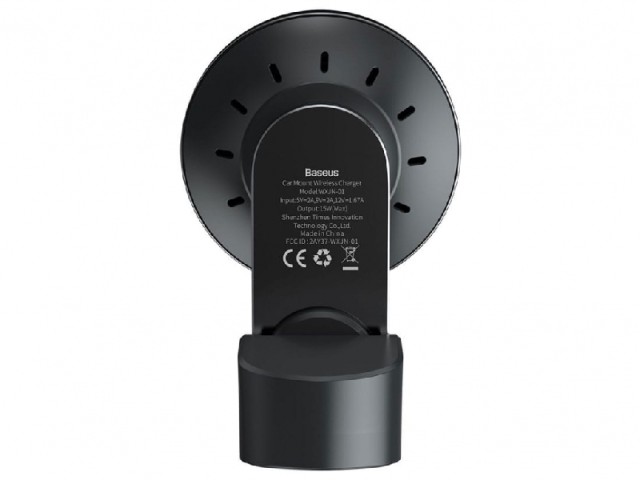 پایه نگهدارنده مگنتی و شارژر وایرلس بیسوس مدل Big Energy Car Mount Wireless Charger WXJN-01