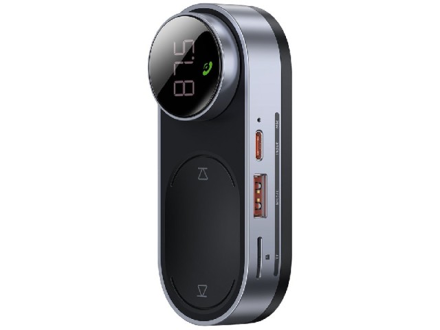گیرنده صوتی بلوتوثی چندکاره بیسوس مدل Solar Car Wireless MP3 Player CDMP000001 CRTYN-01 با قابلیت شارژ خورشیدی