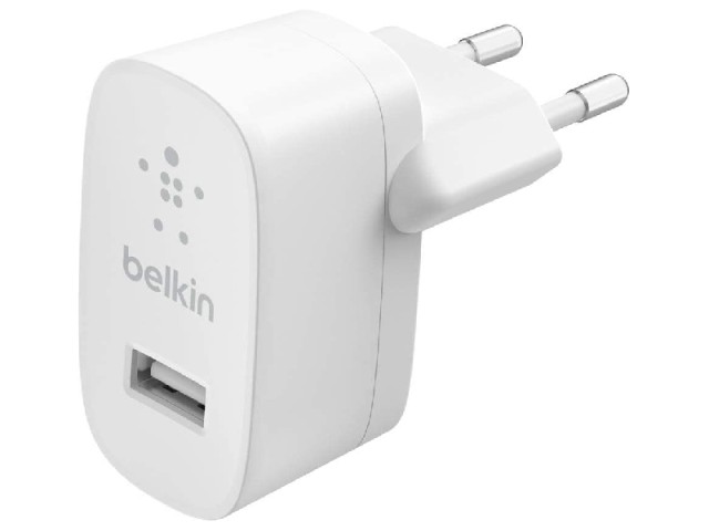 شارژر دیواری بلکین مدل Belkin USB-A Wall Charger 12W EU WCA002vfWH