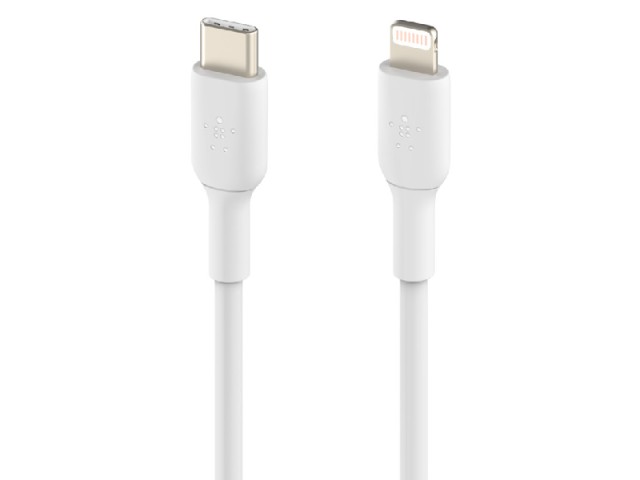 کابل فست شارژ تایپ سی به لایتنینگ بلکین مدل CAA003bt01MWH به طول 1 متر