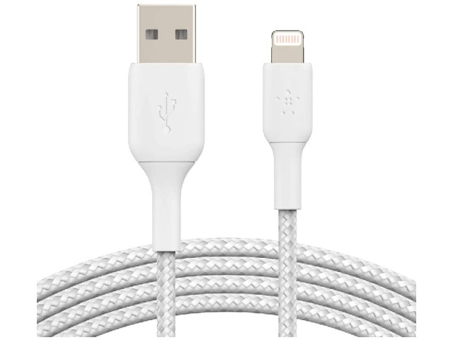 کابل تبدیل USB 3.0 به Lightning بلکین مدل CAA002bt3MWH به طول 3 متر