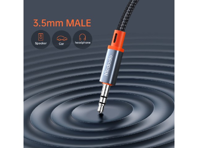 کابل تبدیل لایتنینگ به جک 3.5mm صدا مک دودو مدل CA-0780 به طول 1.2 متر