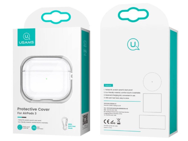 کاور محافظ ایرپاد 3 یوسمز مدل Protective Cover For AirPods 2021 US-BH740