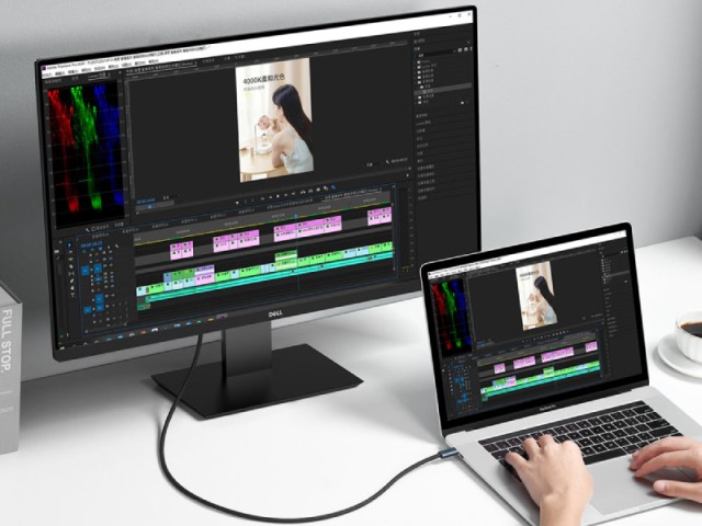 کابل فست شارژ دو سر تایپ سی بیسوس مدل Flash Series USB4.0 Full Featured CASS010014 با قابلیت اتصال به TV