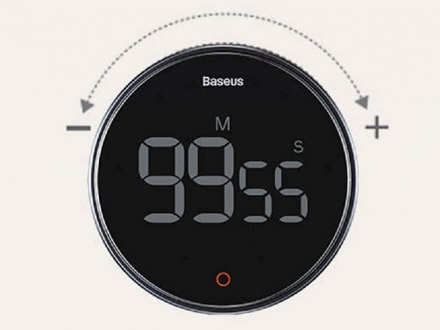 تایمر زنگ دار بیسوس مدل Heyo Rotation Countdown Timer Pro YGH-5237 FMDS000013