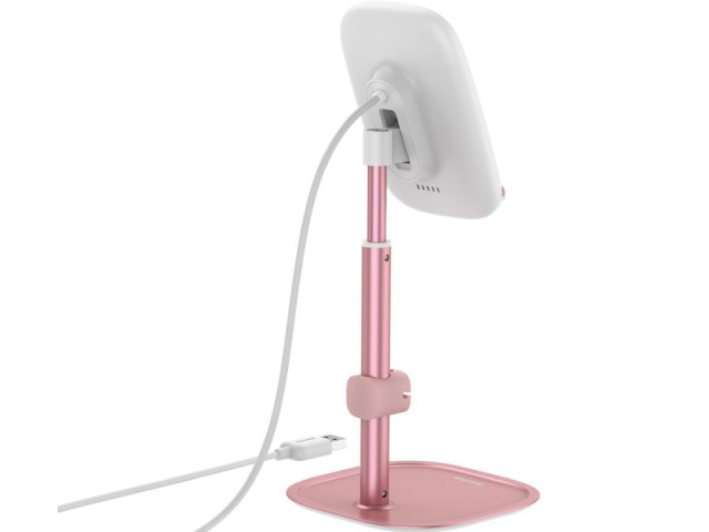 پایه نگهدارنده و شارژر وایرلس بیسوس مدل Literary Youth Desktop Bracket SUWY-D0S