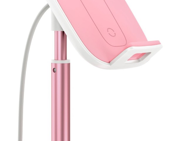 پایه نگهدارنده و شارژر وایرلس بیسوس مدل Literary Youth Desktop Bracket SUWY-D0S