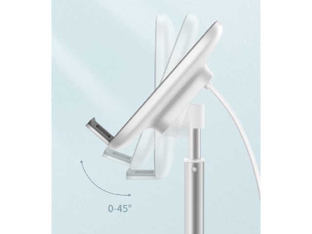پایه نگهدارنده و شارژر وایرلس بیسوس مدل Literary Youth Desktop Bracket SUWY-D0S