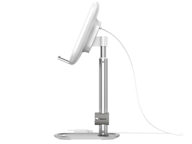 پایه نگهدارنده و شارژر وایرلس بیسوس مدل Literary Youth Desktop Bracket SUWY-D0S