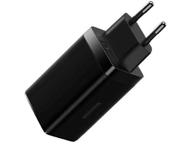شارژر دیواری فست شارژ 65 وات بیسوس مدل GaN3 Pro CCGP050101 بهمراه کابل دو سر تایپ سی
