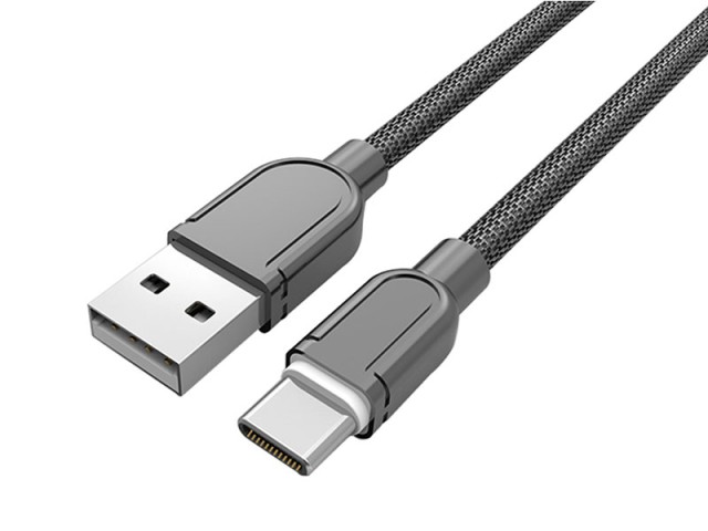 کابل فلزی تبدیل USB به USB-C الدینیو مدل LS62 بطول 1 متر
