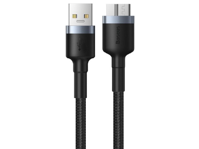 کابل هارد یو اس بی به میکرو بی بیسوس مدل Cafule Cable USB3.0 Male TO Micro-B CADKLF-D0G