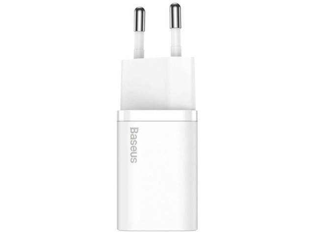 شارژر دیواری فست شارژ 25 وات بیسوس مدل Super Si Quick Charger 1C 25W CCCJG25CE TZCCSUP-L02 بهمراه کابل دو سر تایپ سی