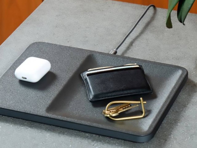 شارژر وایرلس و استند لوازم جانبی چندکاره پاورولوژی مدل Valet Wireless Charging Station PWLCBK