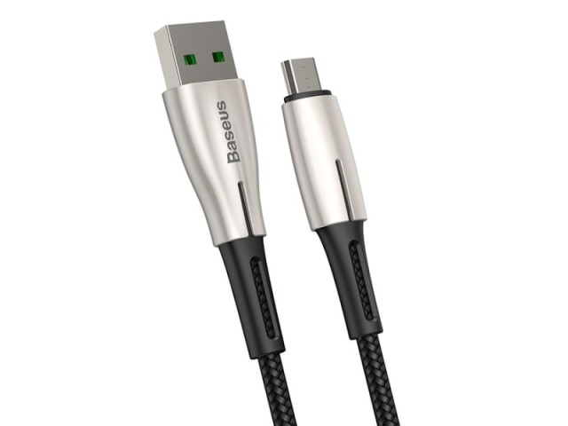 کابل فست شارژ MicroUSB بیسوس مدل WaterDrop 20W CAMRD-C01 به طول 2 متر