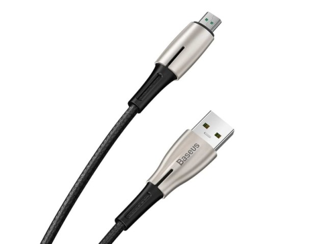 کابل فست شارژ MicroUSB بیسوس مدل WaterDrop 20W CAMRD-C01 به طول 2 متر