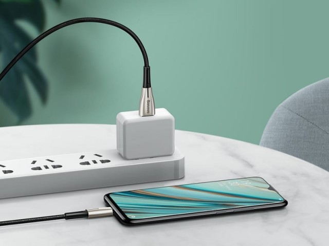 کابل فست شارژ MicroUSB بیسوس مدل WaterDrop 20W CAMRD-C01 به طول 2 متر