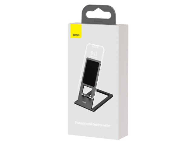 پایه نگهدارنده رومیزی تبلت و گوشی موبایل بیسوس مدل  Foldable Metal Desktop Holder LUKP000013