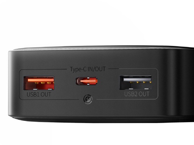پاور بانک فست شارژ 20000 میلی آمپر بیسوس مدل Bipow Digital Display 25W PPBD020301 بهمراه کابل دو سر تایپ سی