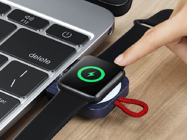 شارژر وایرلس پرتابل اپل واچ راک مدل W26 Portable Wireless Charger For Watch RWC-0466