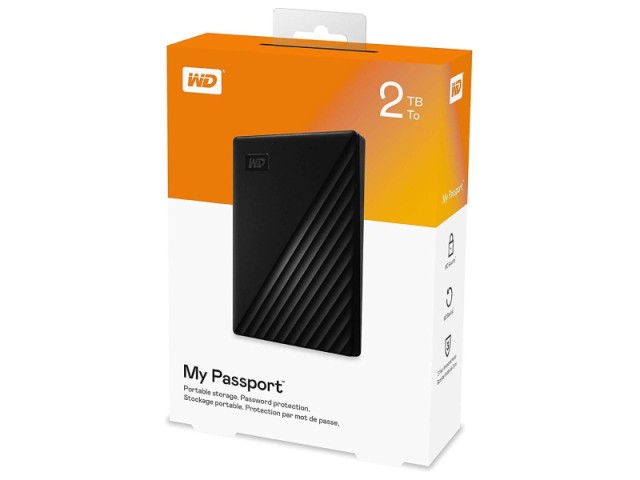 هارد اکسترنال وسترن دیجیتال مدل My Passport ظرفیت 2 ترابایت