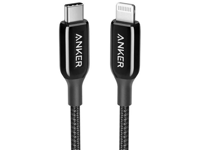 کابل تبدیل USB-C به Lightning انکر مدل A8842 Powerline+ III به طول 0.9 متر