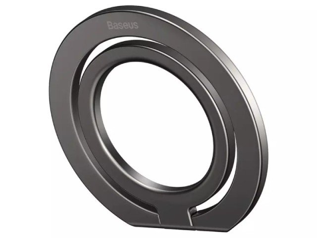 حلقه نگهدارنده مگنتی آیفون بیسوس مدل Halo Series Foldable Metal Ring Stand SUCH000013