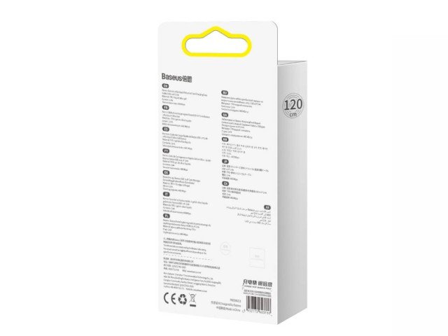 کابل فست شارژ لایتنینگ بیسوس مدل Jelly Liquid Silica Gel CAGD000004 به طول 1.2 متر
