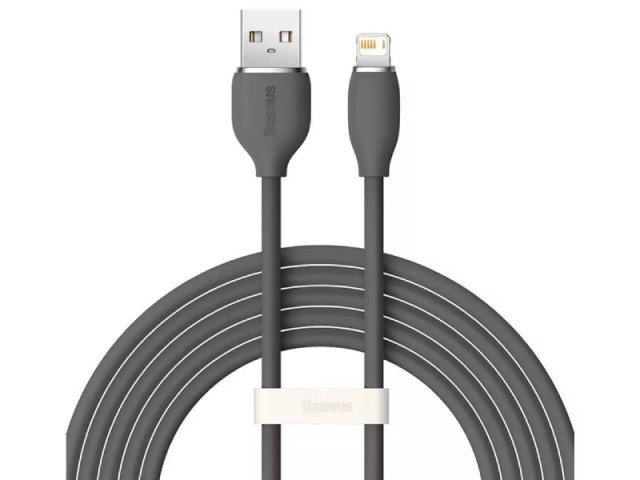 کابل فست شارژ لایتنینگ بیسوس مدل Jelly Liquid Silica Gel CAGD000103 به طول 2 متر