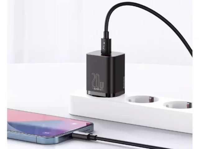 شارژر دیواری فست شارژ بیسوس مدل Super Si Quick Charger 1C 20W CCSUP-A03