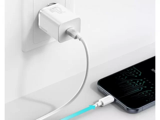 شارژر دیواری فست شارژ بیسوس مدل Super Si Quick Charger 1C 20W CCSUP-A03