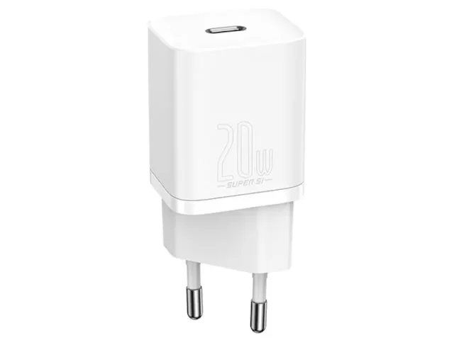 شارژر دیواری فست شارژ بیسوس مدل Super Si Quick Charger 1C 20W CCSUP-A03