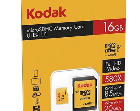 کارت حافظه کداک Emtec Kodak UHS-I U1 Class 10 85MBps 580X microSDHC 16GB