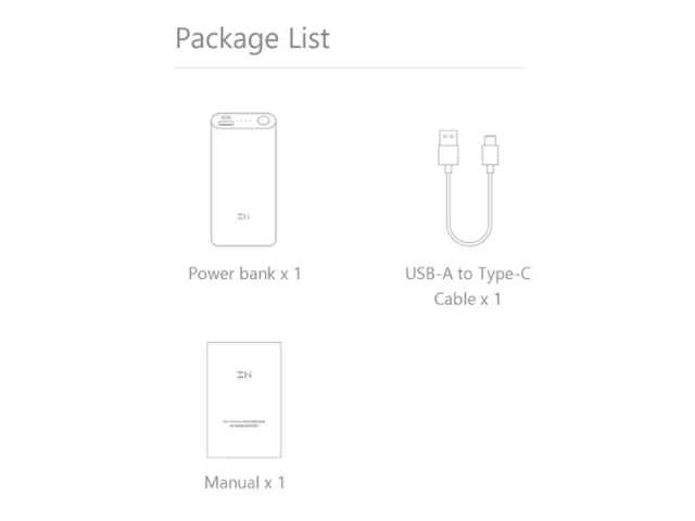 پاور بانک فست شارژ 10000 ميلی آمپر شیائومی مدل Zmi QB818 Power bank fast charge PD30W