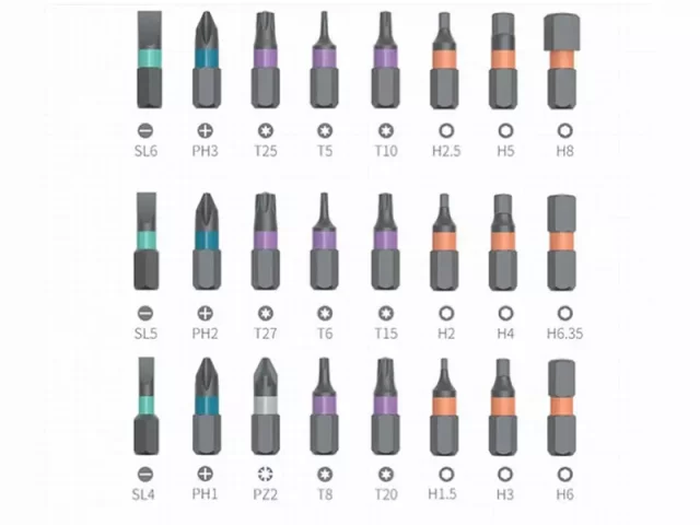 مجموعه 24 عددی آچار و پیچ گوشتی شیائومی مدل  DUKA RS1 24 in 1 Screwdriver Set