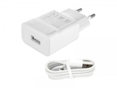 شارژر دیواری 2 آمپر هوآوی مدل HW-050200E1  همراه با کابل 1 متری